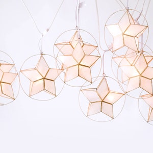 White Mini Parol Capiz String Lights