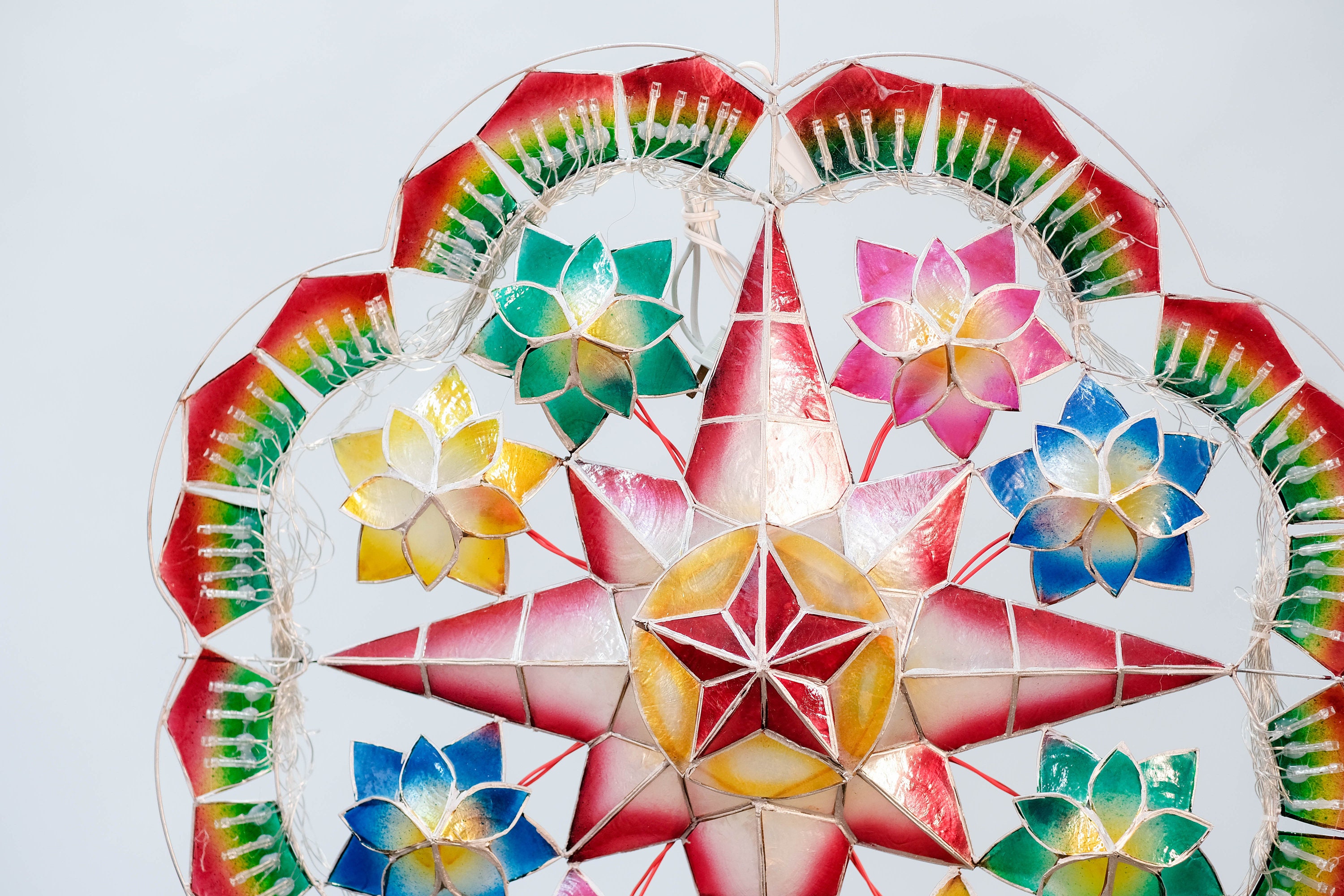 Pétoncle Capiz Parol Lanterne de Noël philippine Etsy Canada