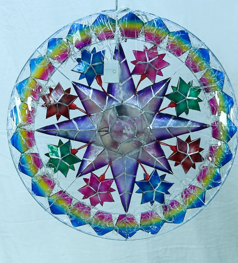 Tala with Ring Capiz Parol Philippines Christmas Lantern image 4