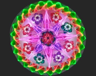 LED Tala with Ring Capiz Parol Philippines Christmas Lantern Design ST22