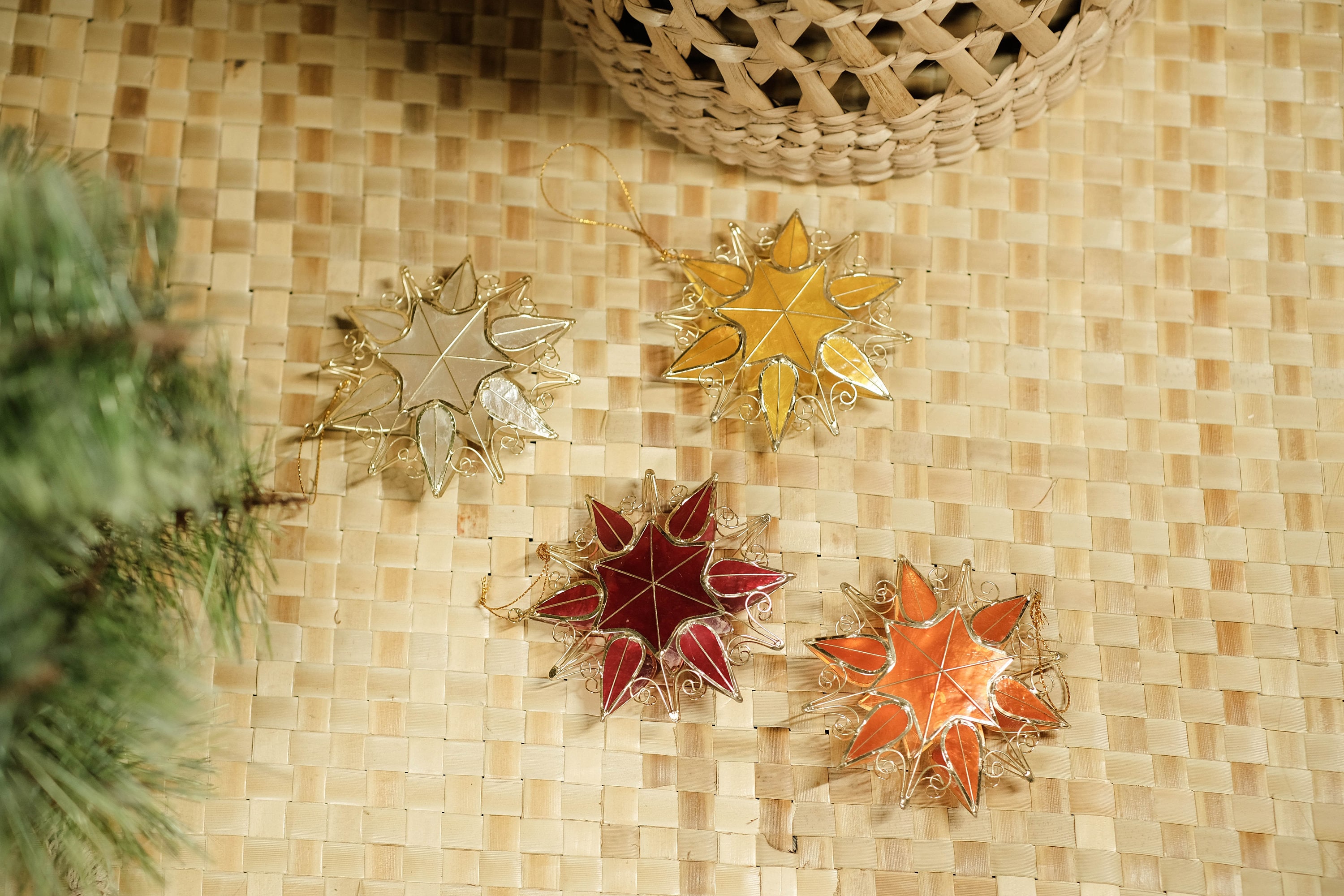 Capiz Star Ornaments - Etsy