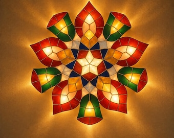 Vorbestellung: Sampabell Special Capiz Parol Philippinische Weihnachtslaterne