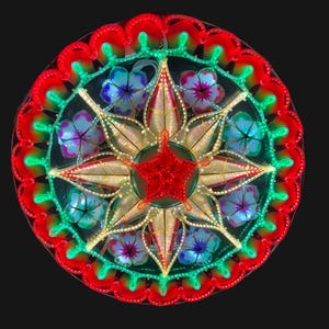 LED Tala With Ring Capiz Parol Philippines Christmas Lantern Design ...