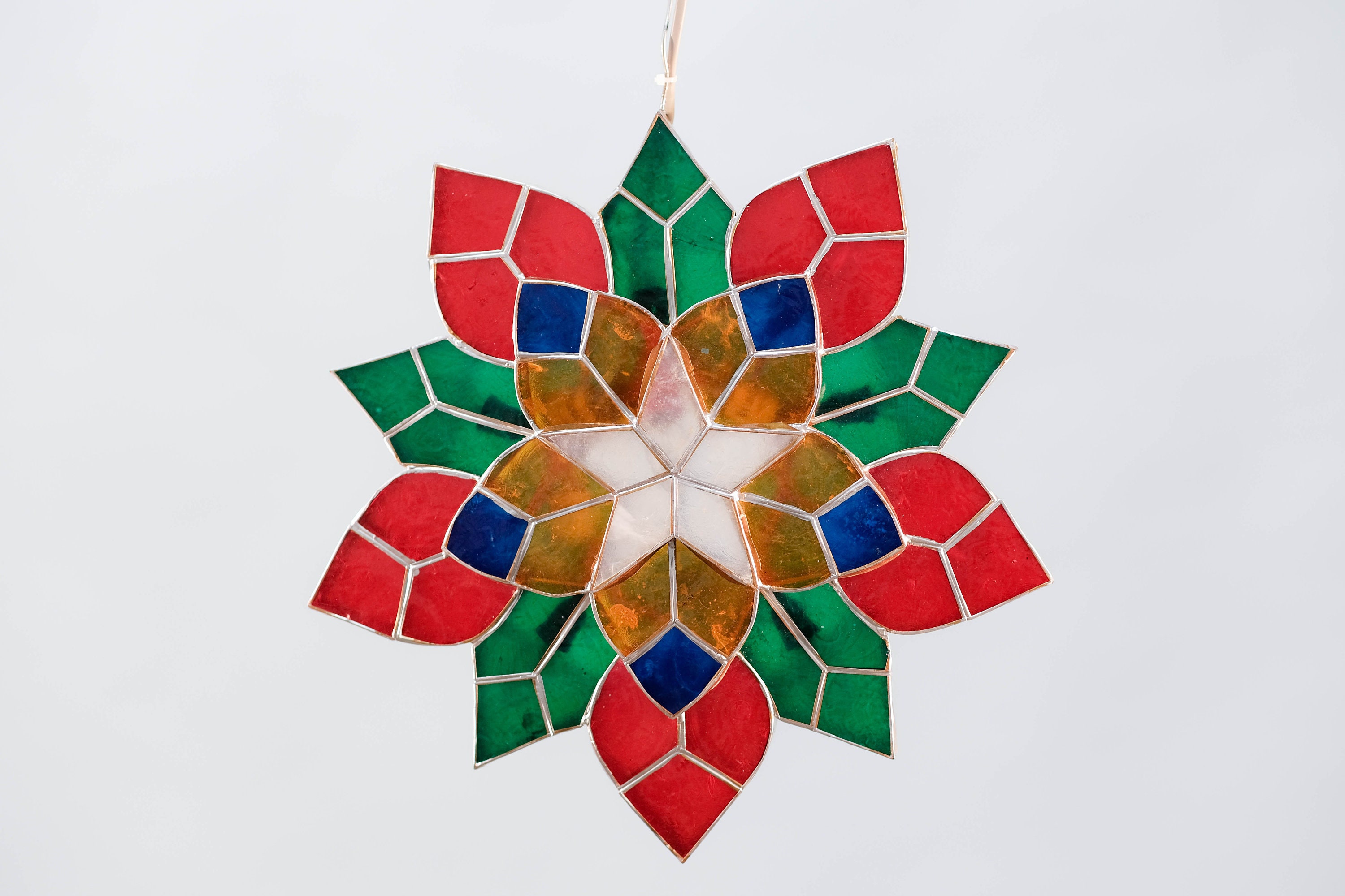 Bougainvillea Flower Capiz Parol Philippines Christmas Lantern