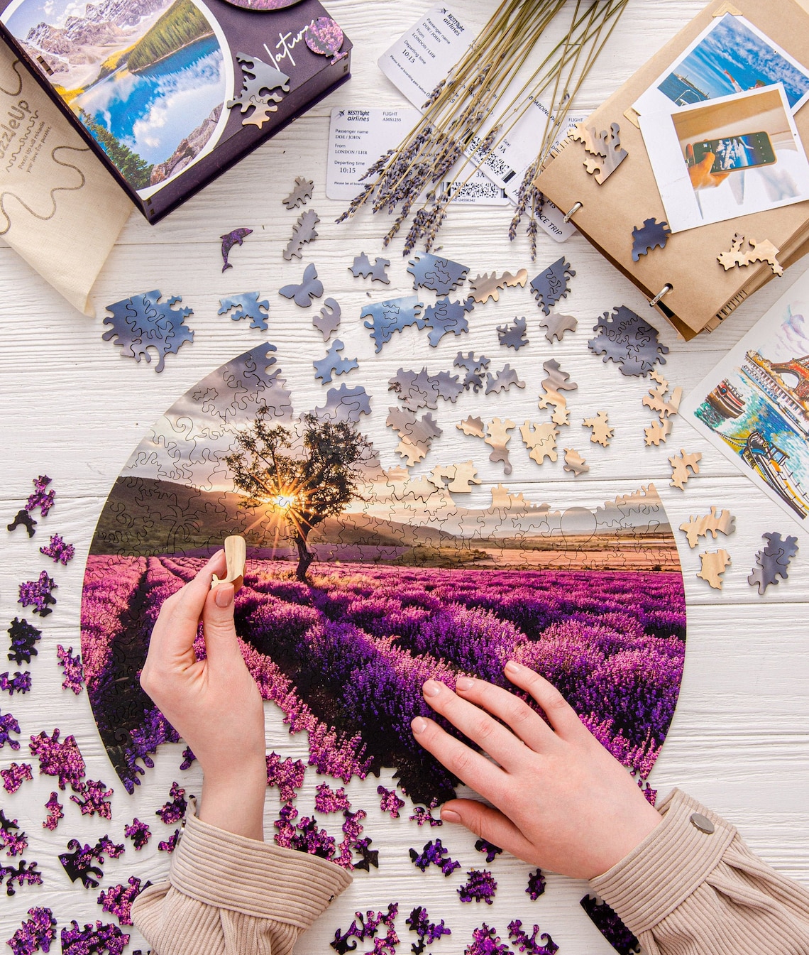 Wooden Jigsaw Puzzle for Adults Relaxing Jigsaw Puzzle Etsy