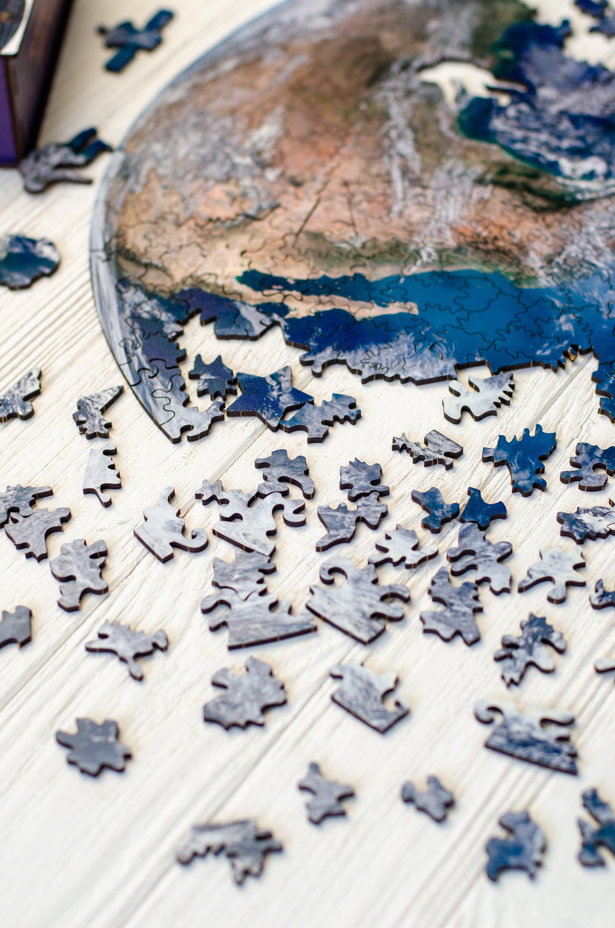 Holzpuzzle Fledermaus 500 Teile - Für Erwachsene & Familie | Wiederverwendbar & Kunstvoll