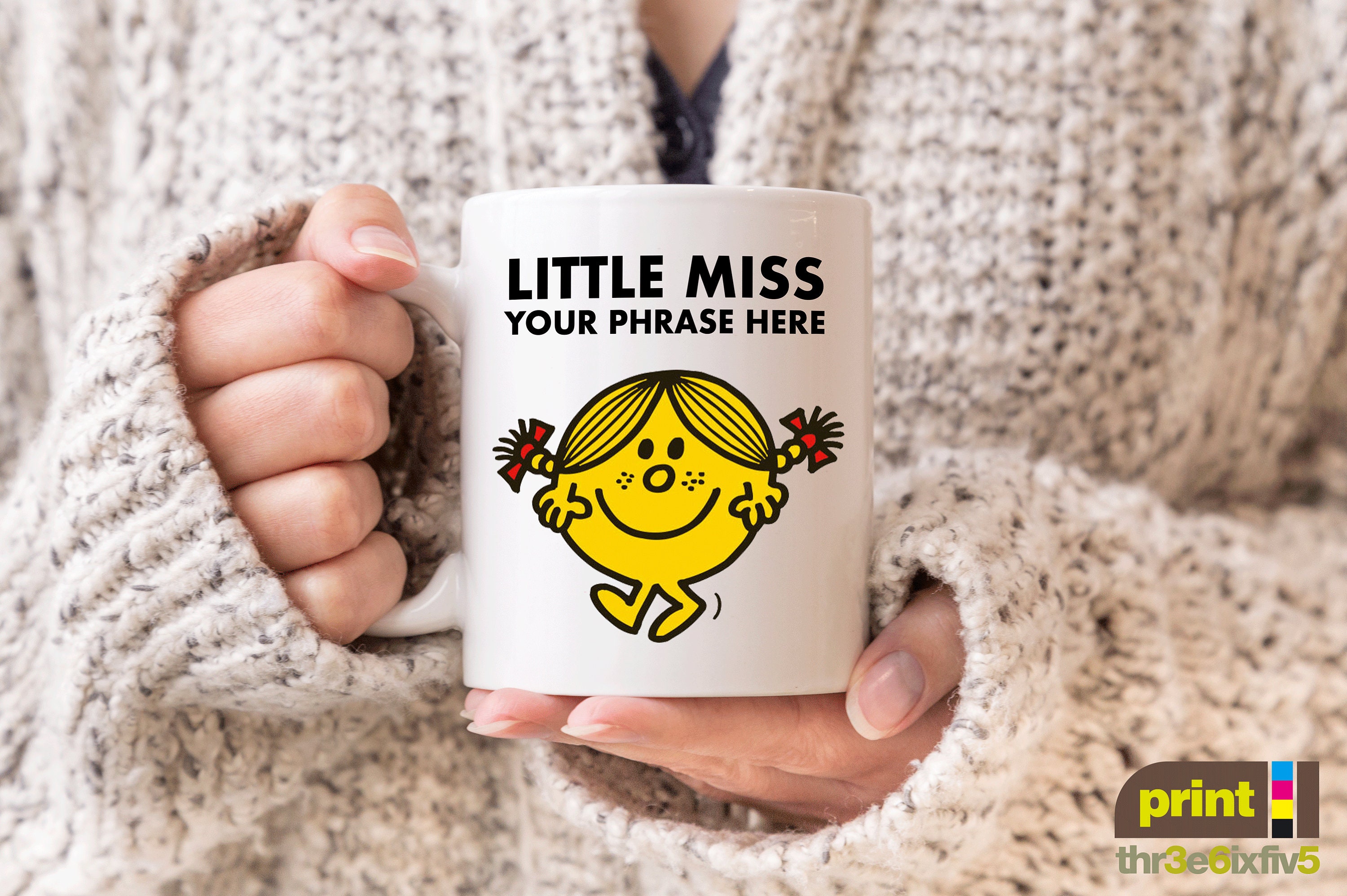 Personalised Little Miss Workout Mug, Gym Mug, Gift for Fitness