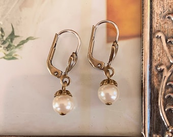 Timeless Faux Pearl Drop Earrings