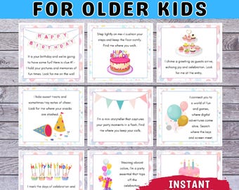 Teen Birthday Scavenger Hunt: Treasure Hunt Riddles (Printable PDF)