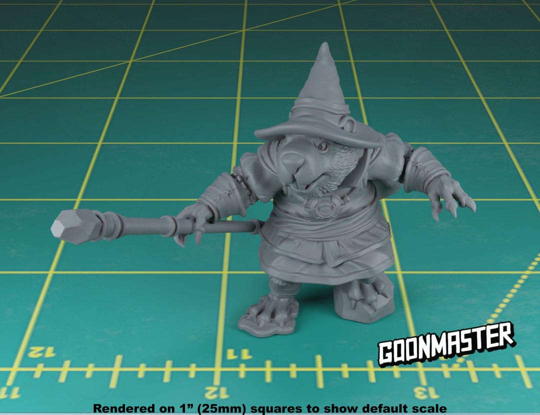 Beaver Wizard #4 | Sculpt by Goonmaster | Fantasy Tabletop RPG ...