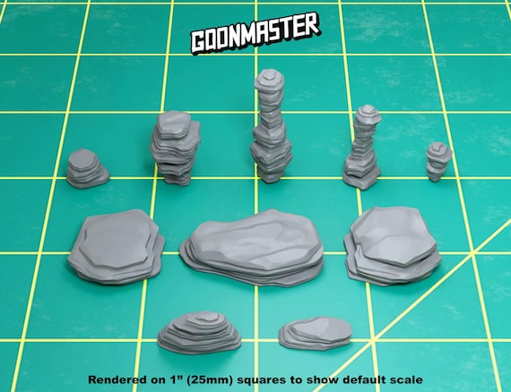 Slate Basing Kits For Basing Wargaming Miniatures - Warpaint Figures Slate Basing Kits For Basing Wargaming Miniatures - Warpaint Figures