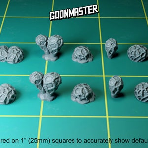 Base Bits - Colus Pusillus Mushrooms (10 bit pack) | Sculpts by GoonMaster | 32mm Scale | Sci-Fi & Fantasy miniature Kitbash Base Bitz