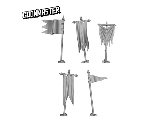 Base Bits Crystals 5 Bit Pack Sculpts by Goonmaster Fantasy Tabletop RPG  Miniature Basing Bit Pack 