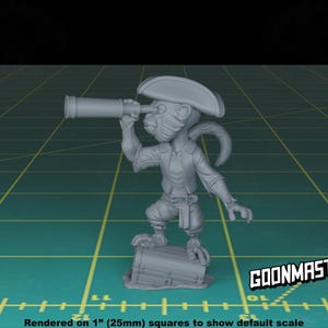 Monkey Pirate #5 | Sculpt by GoonMaster | Fantasy tabletop RPG miniature