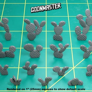 Opuntia Microdasys Cactus (15 bit pack) | Sculpts by GoonMaster | 32mm Scale | Sci-Fi & Fantasy tabletop miniature Kitbash Base Bitz