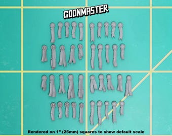 Base Bits - 40x Purity Seals (40 bit pack) | Sculpts by GoonMaster | 32mm Scale | Sci-Fi & Fantasy tabletop miniature Kitbash Base Bitz