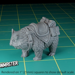 Owlbear Mount miniature | Sculpt by GoonMaster | Resin 3D printed Fantasy tabletop RPG miniature