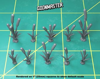 Base Bits - Cat Tails (10 Bit Pack) | Sculpts by GoonMaster | 32mm Scale | Sci-Fi & Fantasy tabletop miniature Kitbash Base Bits