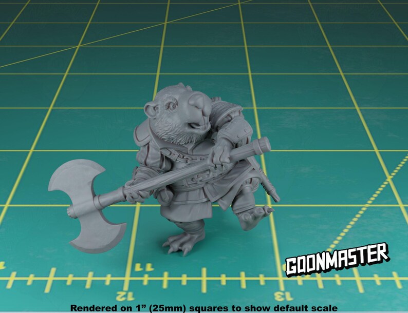 Beaver Logsplitter Soldier #6 | Sculpt by Goonmaster | Fantasy Tabletop ...