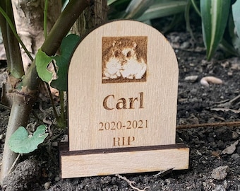 Custom Hamster Grave Stone/ Memorial Grave Marker/ for Hamster
