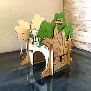 Custom Hamster Hideout/ hamster treehouse with level/ hamster castle/ Syrian hamster/ Cage accessory/ memorable hamster cage