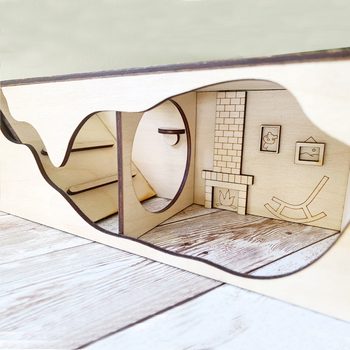 Hamster tunnel/ Hamster Cave hideout/ Chamber rooms/ Hamster | Etsy - How-To Build Hamster Cage Tunnels