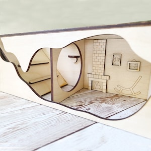 Hamster Tunnel/ Hamster Cave Hideout/ Chamber Rooms/ Hamster Digging ...