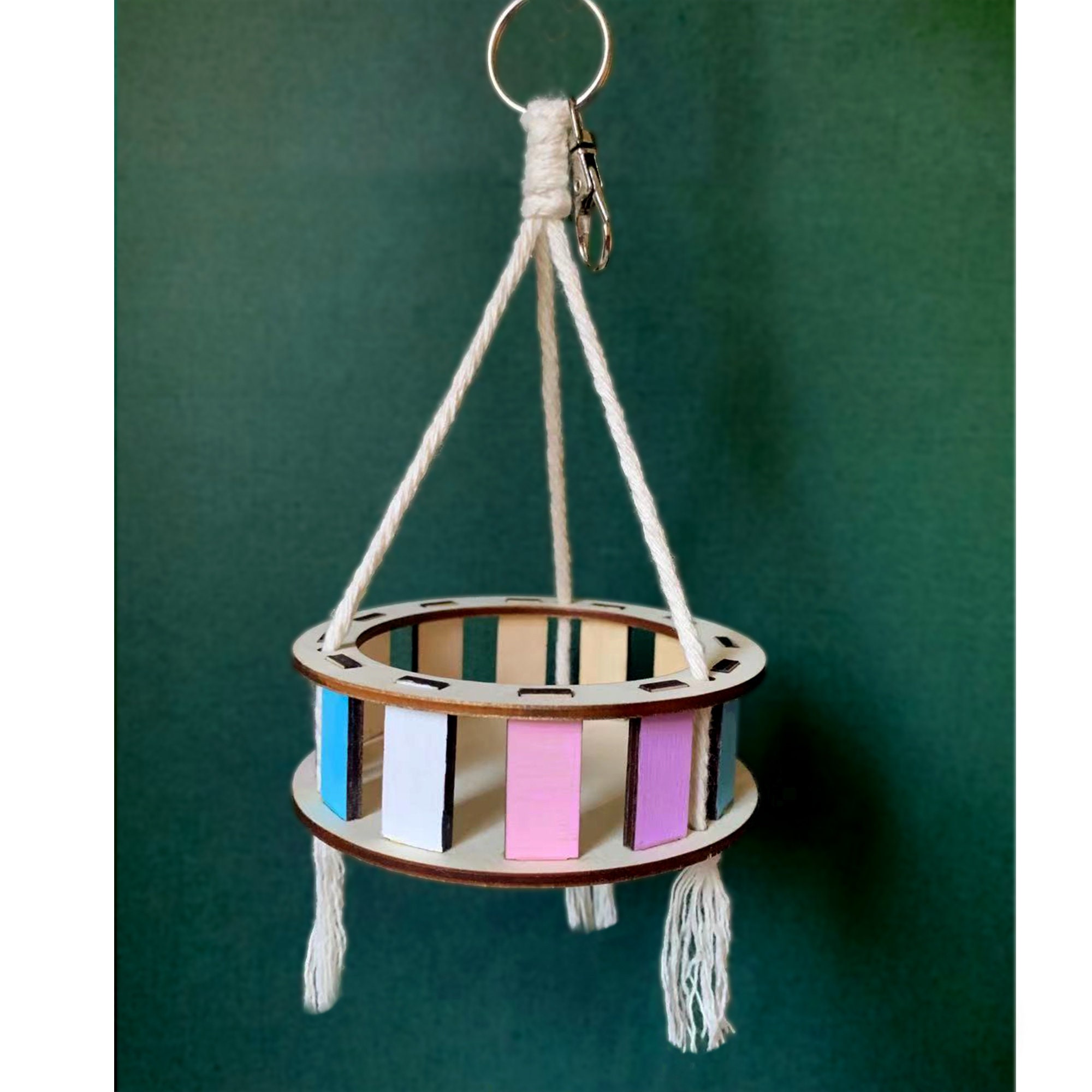 Adjustable Height Hamster Toy/ Hamster Basket/ Hamster Swing/ | Etsy