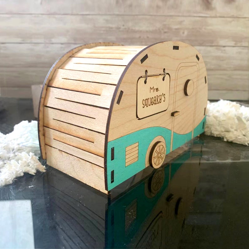 Custom Hamster Hideout/ Hamster RV Party/ Cage Accessory/ - Etsy - Rv Hamster Cage Accessories
