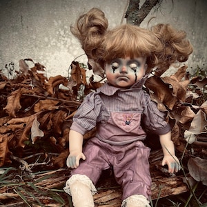 Meet Peggy 18&quot; Doll Porcelain Witchy Creepy Haunted Spirit Infected Scary Poltergeist Spooky Wicca Possessed Fall Gothic Positive Energy