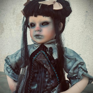 Meet Naomi 18 Doll Porcelain Witchy Creepy Haunted Spirit Infected Scary Spooky Zombie Possessed Positive Energy Oddity Gift Idea Vessel image 4