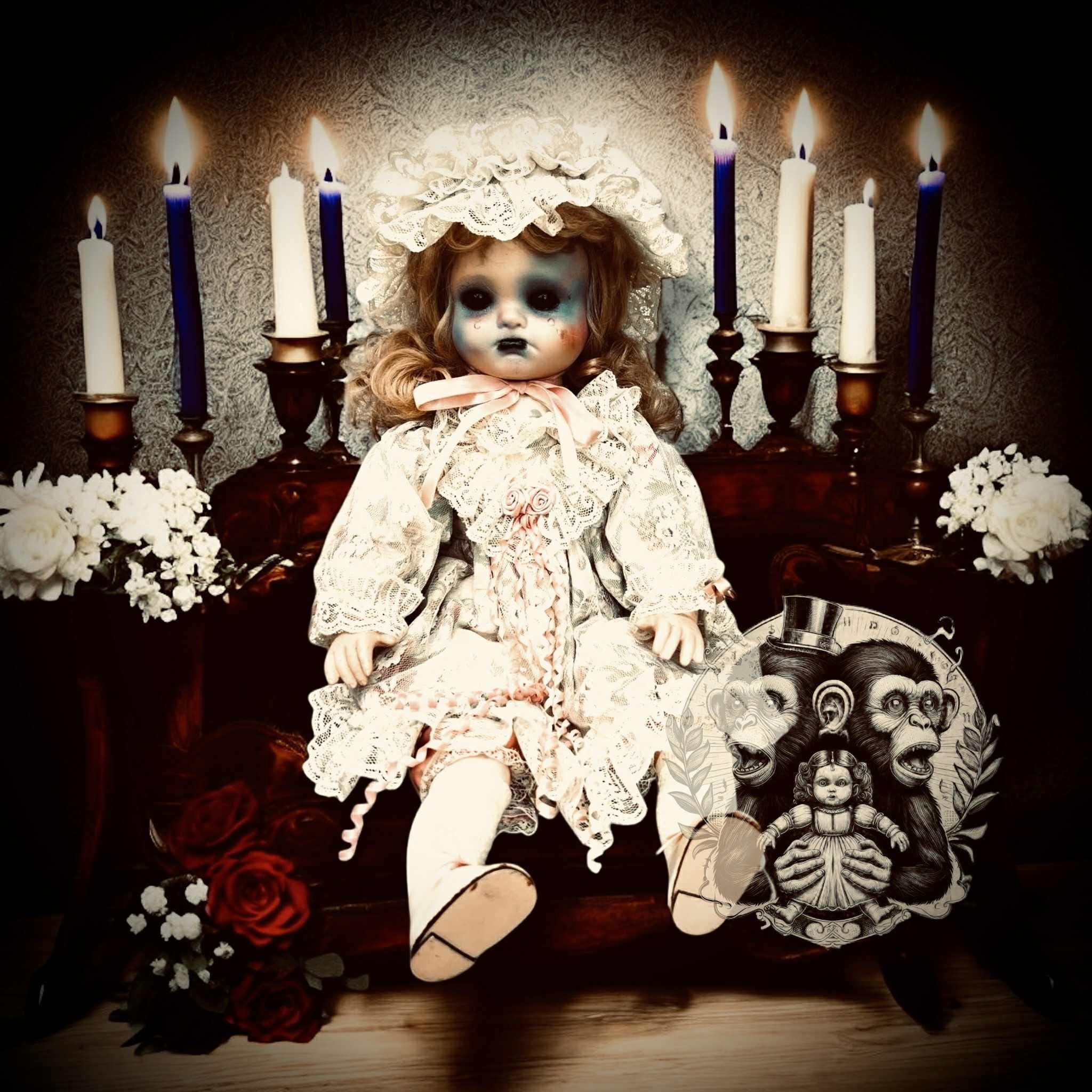 Bambola in porcellana Rose da 18 pollici, spirito positivo