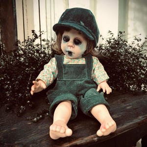 Jamey 14&quot; Haunted Doll Vinyl Zombie Haunted Spirit Paranormal Spooky Possessed Positive Oddity Gift Idea Supernatural Specimen 1215