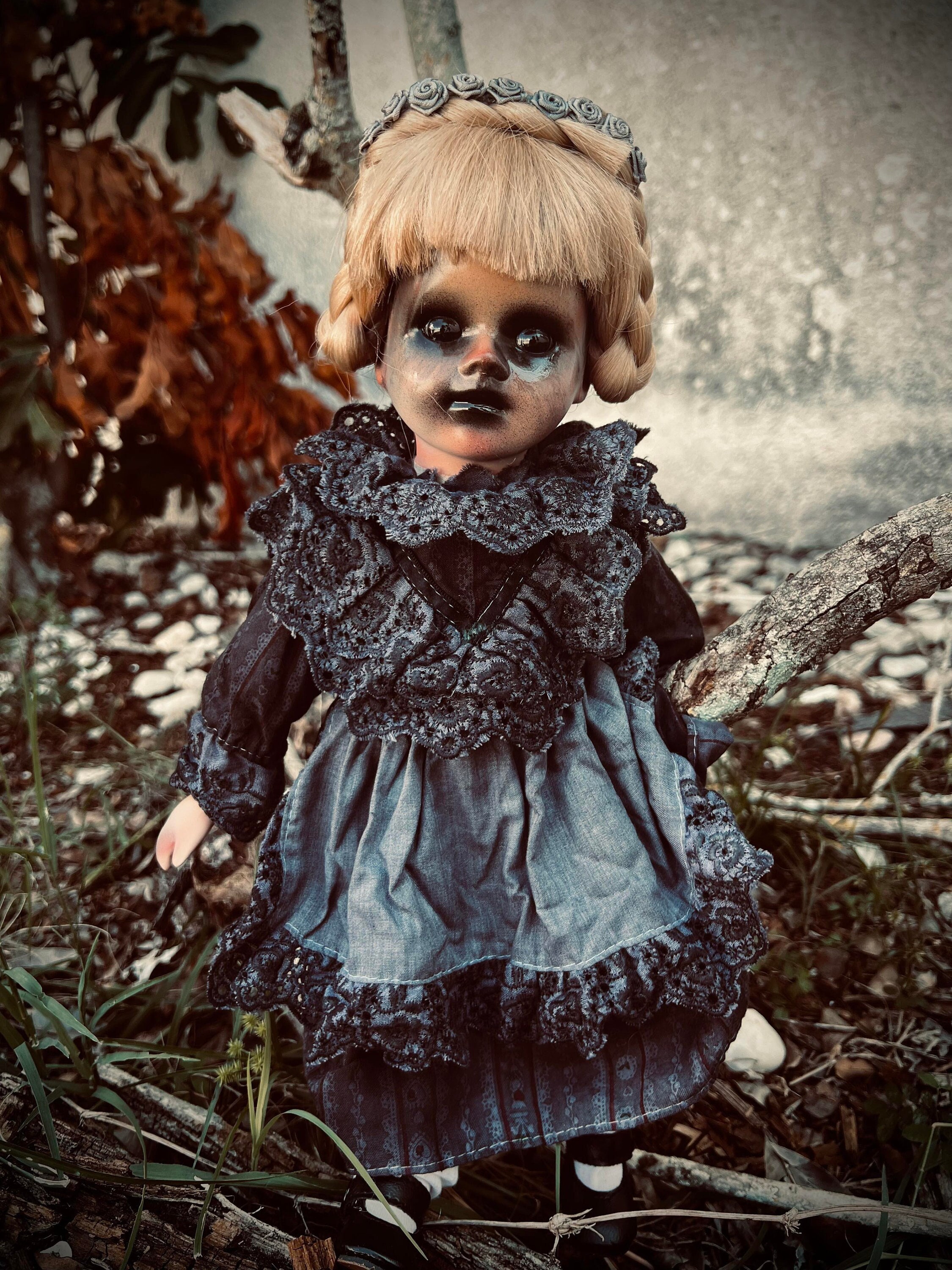 Meet Ellison 15 Doll Porcelain Witchy Creepy Haunted Spirit Infected Scary Poltergeist Spooky Wicca Possessed Gothic Occult Undead Gifted Etsy Australia
