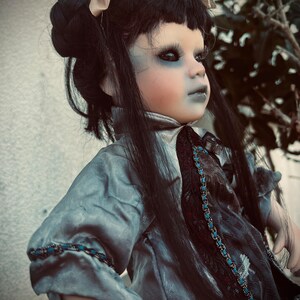 Meet Naomi 18 Doll Porcelain Witchy Creepy Haunted Spirit Infected Scary Spooky Zombie Possessed Positive Energy Oddity Gift Idea Vessel image 8