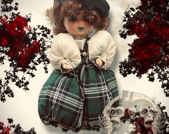 Margaret 9" Mini Haunt Doll Porcelain Zombie Haunted Spirit Paranormal Spooky Possessed Positive Oddity Gift Idea Supernatural Specimen 843