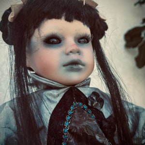 Meet Naomi 18 Doll Porcelain Witchy Creepy Haunted Spirit Infected Scary Spooky Zombie Possessed Positive Energy Oddity Gift Idea Vessel image 6