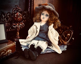 Meet Judy 17" Doll Porcelain Witchy Creepy Haunted Spirit Infected Scary Spooky Possessed Positive Energy Oddity Gift Idea Vessel