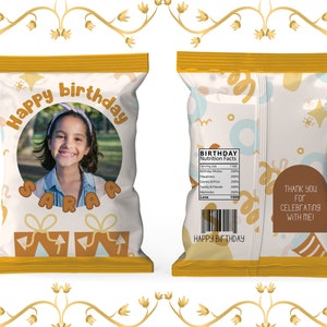 bolsa chipsbag princesa chis pode tema editável em lona marrom