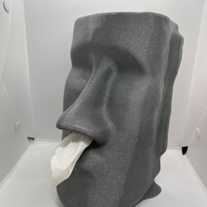 Moai cosmetic tissue holder tissue dispenser