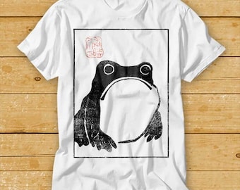 Unimpressed Frog Matsumoto Hoji Meika Gafu Japanese Star Demons T Shirt Music Funny Movie Cool Meme Gift Top Tee 2283