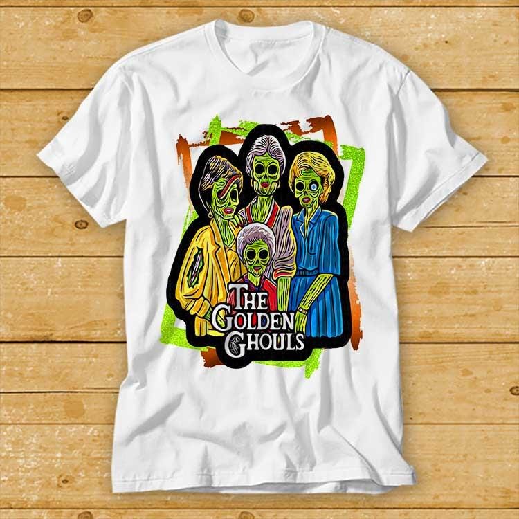 The Scary Golden Girls Ghost Best Seller T Shirt Cult Movie Retro Vintage Top Tee 1998