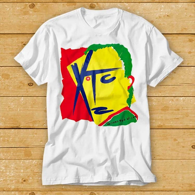 XTC Drums And Wires Band Music Funny Movie Cool Meme Gift Top Tee 2288 image 1