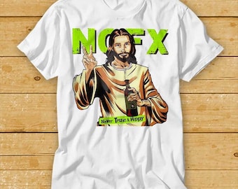 【NOFX】Never Trust A Hippy パーカー NOFX / Never Trust A Hippy パーカー【Lサイズ?】【ユーズド