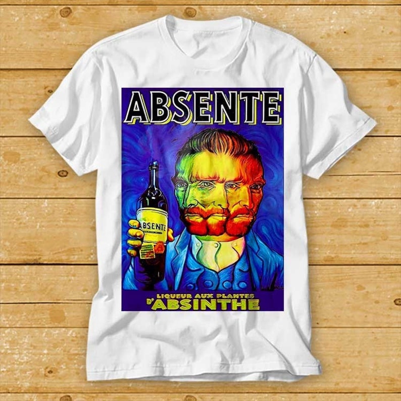 Absinthe Absente Vincent Van Gogh T Shirt Cult Movie Retro Vintage ...
