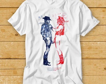 Nude Naked Cowboys Sid Vicious Gift Top Tee CBGB OMFUG Punk Rock Retro Vintage Gay 2096