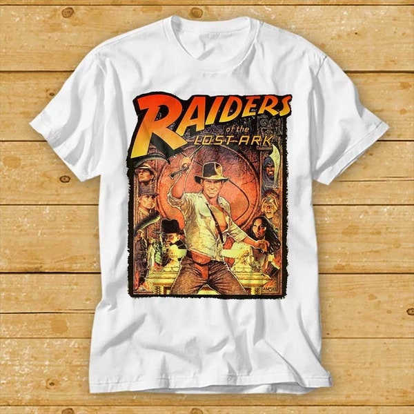 Raiders Of Lost Ark Indiana Jones Film Movie Super Cool Best Gift Top Tee T Shirt 2273