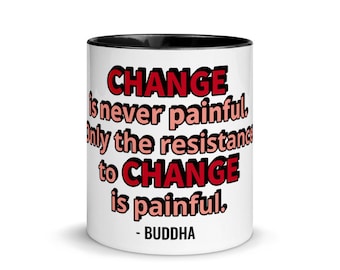 Buddha Quote Coffee Mug | Inspirational Ceramic Mug
