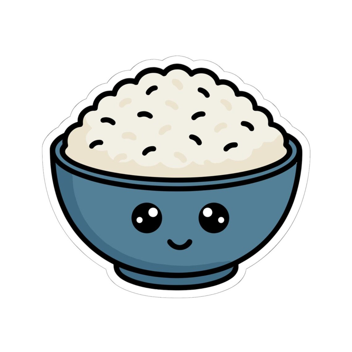 Bowl of Rice Sticker - Etsy