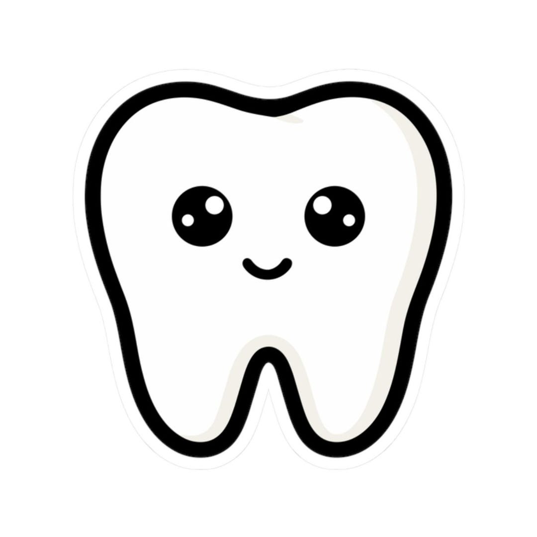 Tooth Transparent Sticker Tooth Sticker - Etsy
